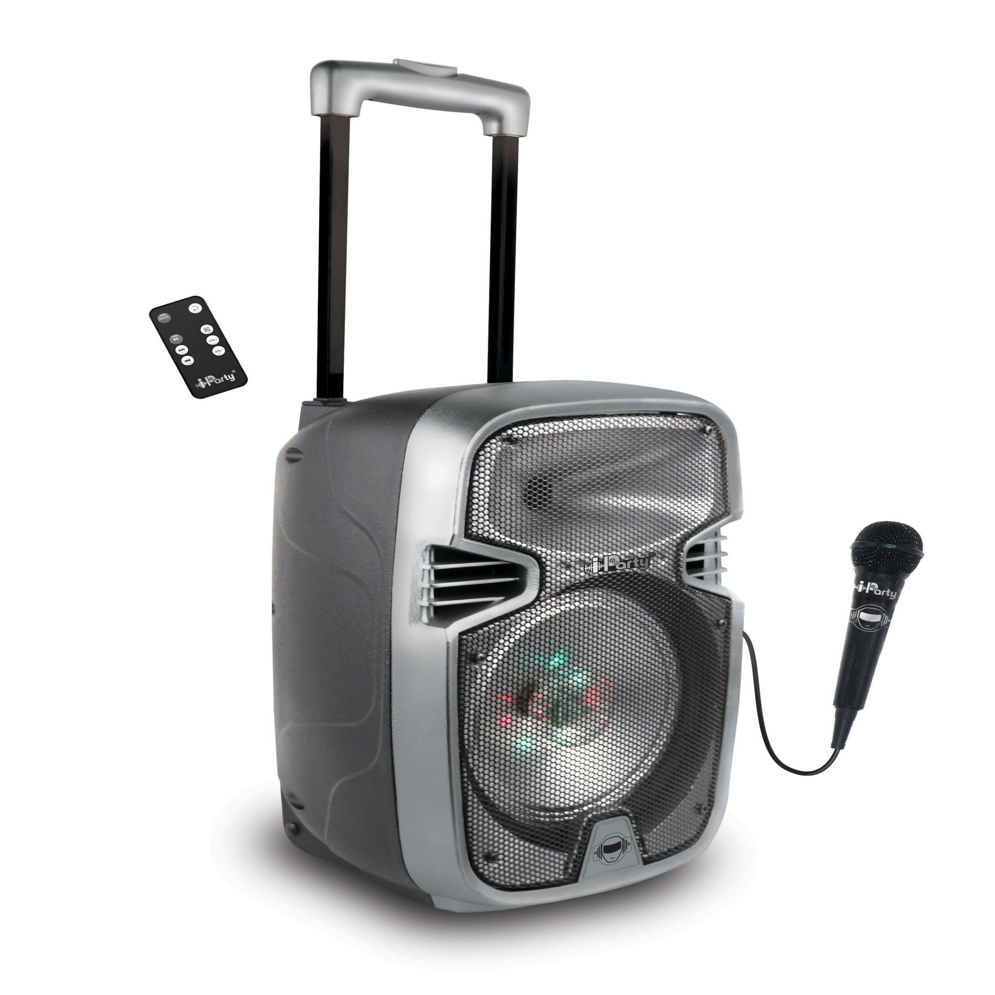 Voir la diapositive 6 : Lexibook Bluetooth Karaoke avec roulettes, lumières et micro