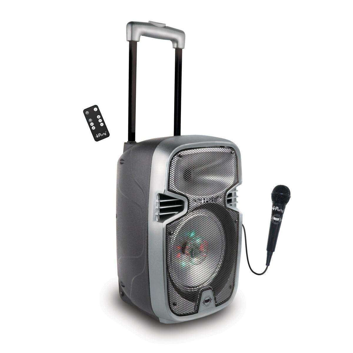 Lexibook Bluetooth Karaoke avec roulettes, lumières et micro