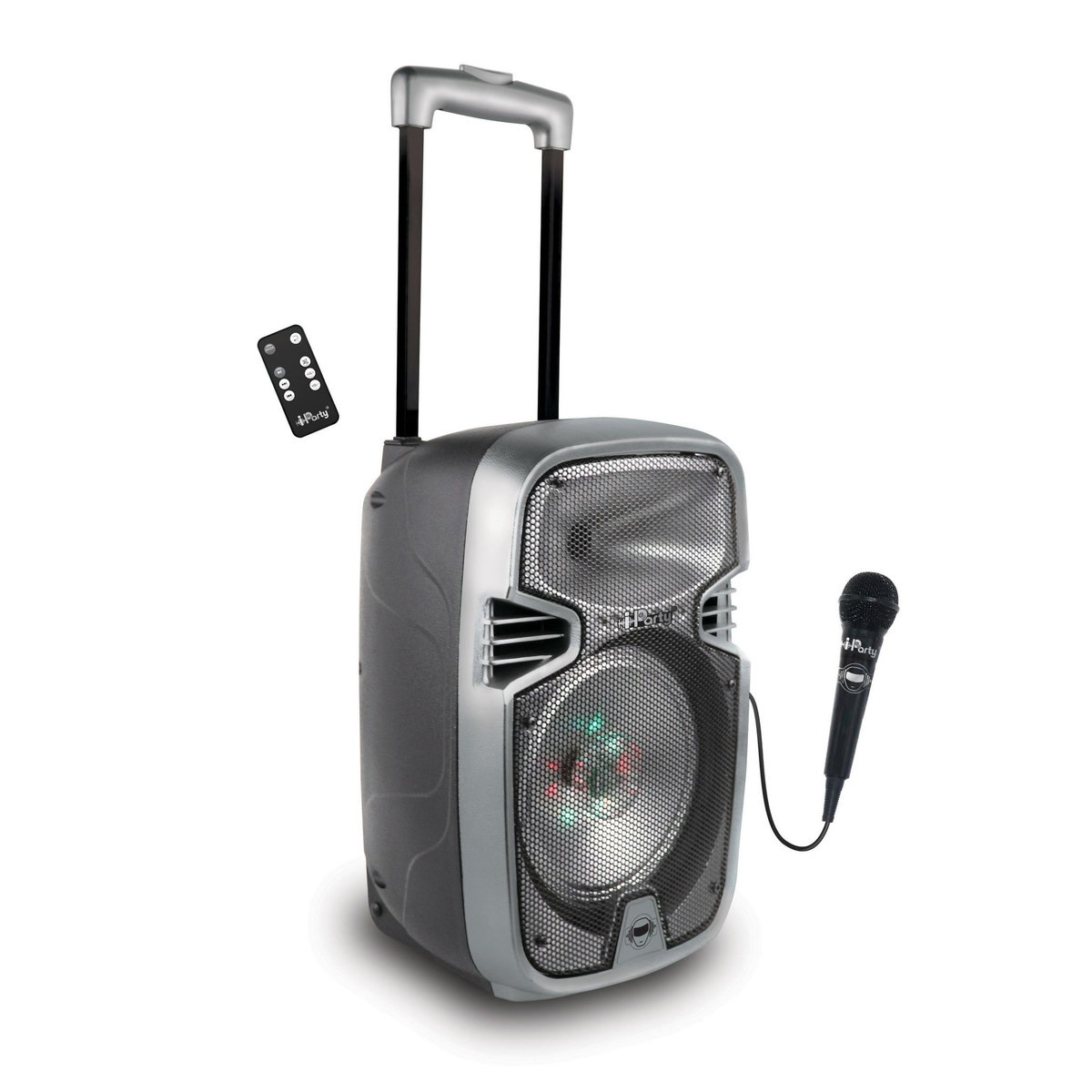 Lexibook Bluetooth Karaoke avec roulettes, lumières et micro