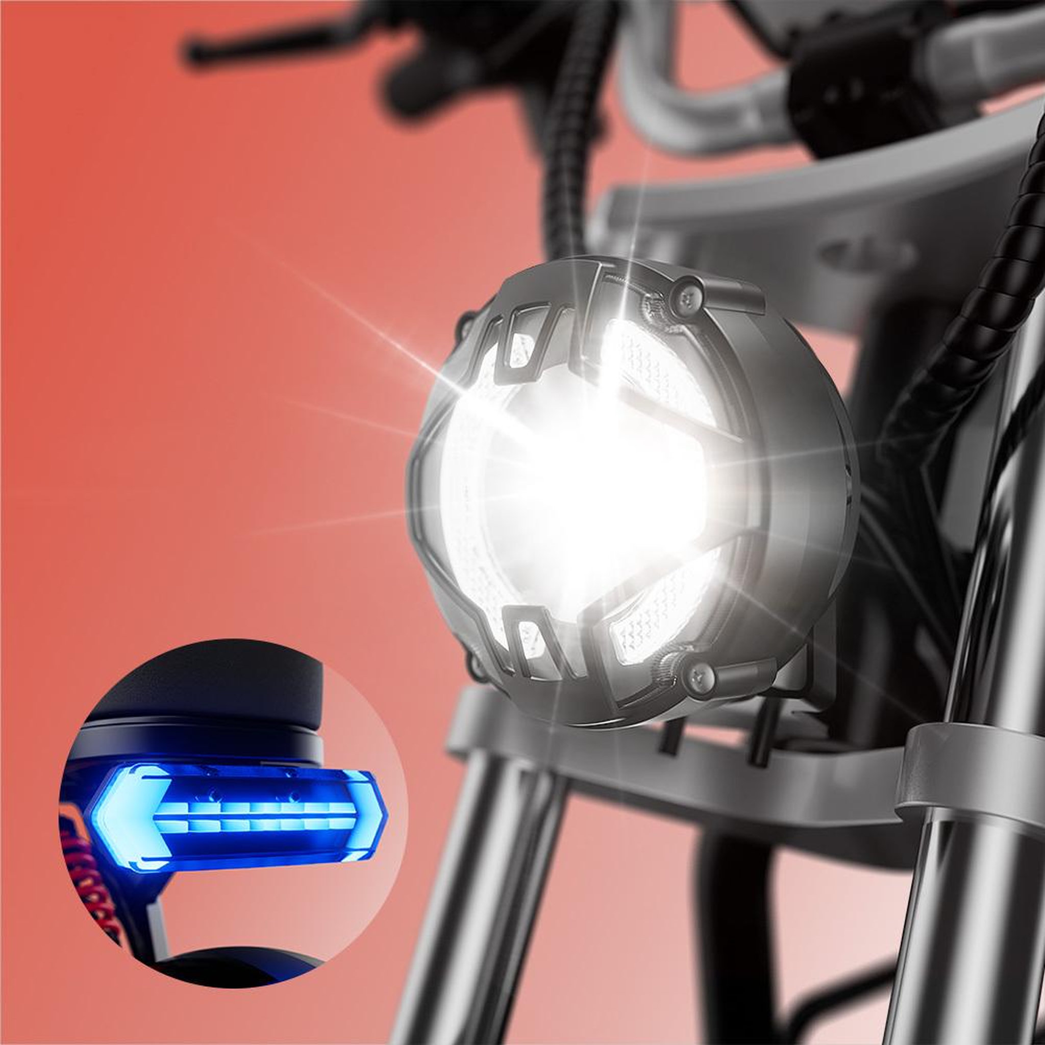 Voir la diapositive 6 : ISCOOTER iScooter DX5 PRO Trottinette électrique avec siège, 52 V 20 Ah, gros pneus 17 , Argent