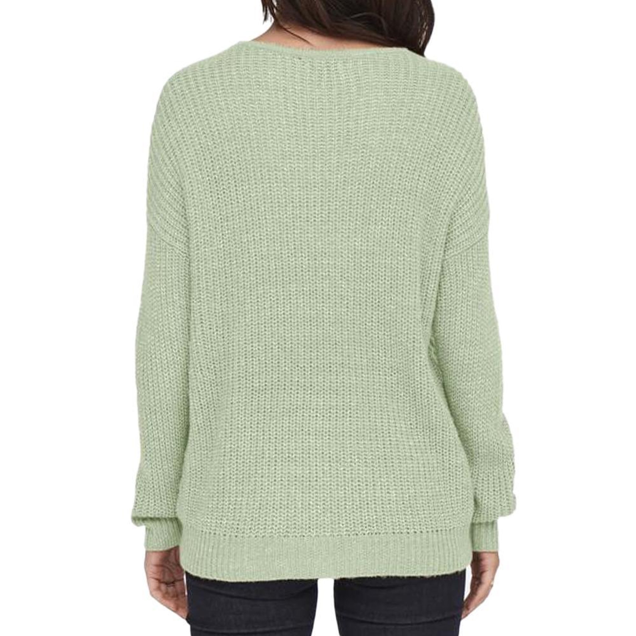 Voir la diapositive 2 : JACQUELINE DE YONG Pull Vert clair Femme JDY MEGAN