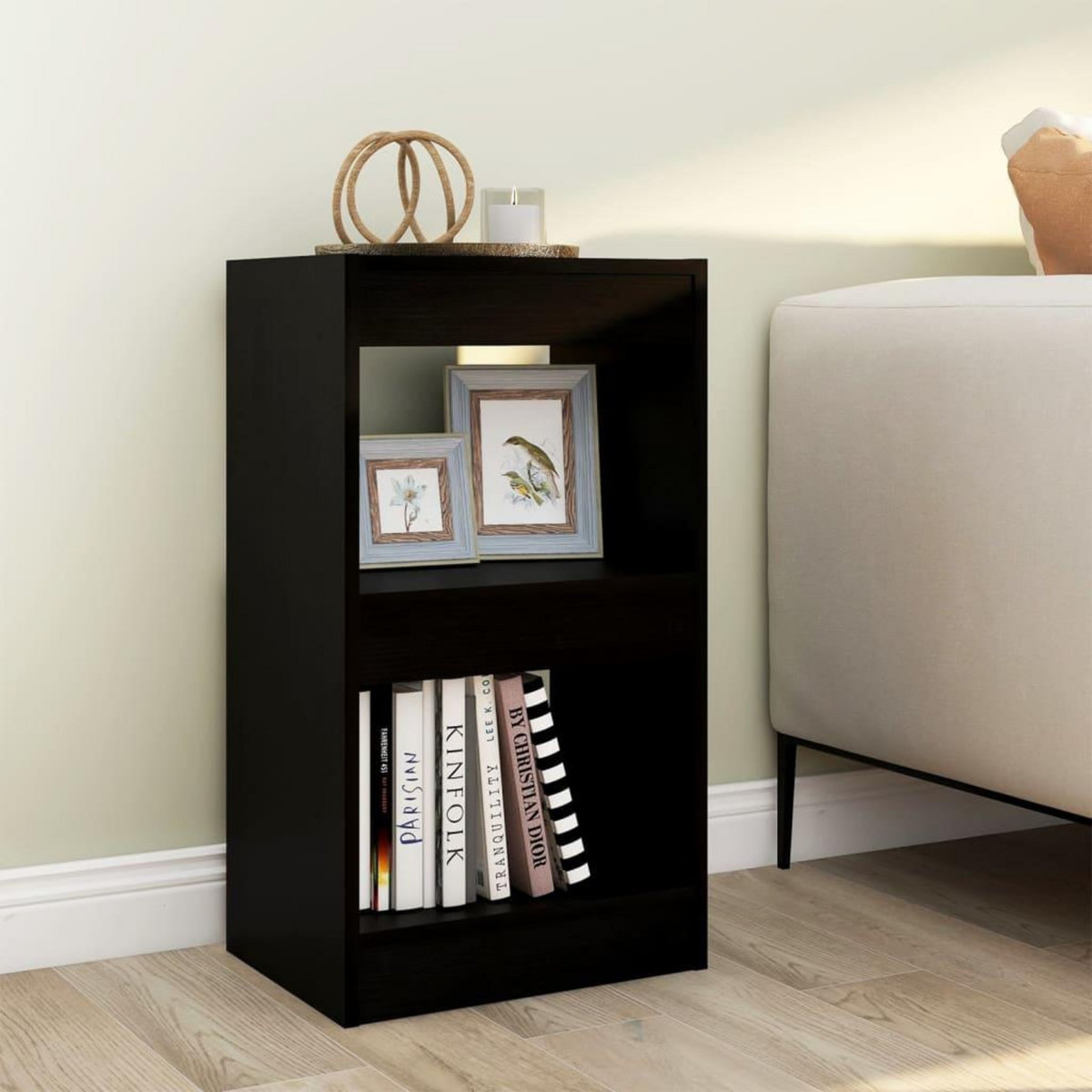 VIDAXL Bibliotheque/Cloison de separation Noir 40x30x72 cm