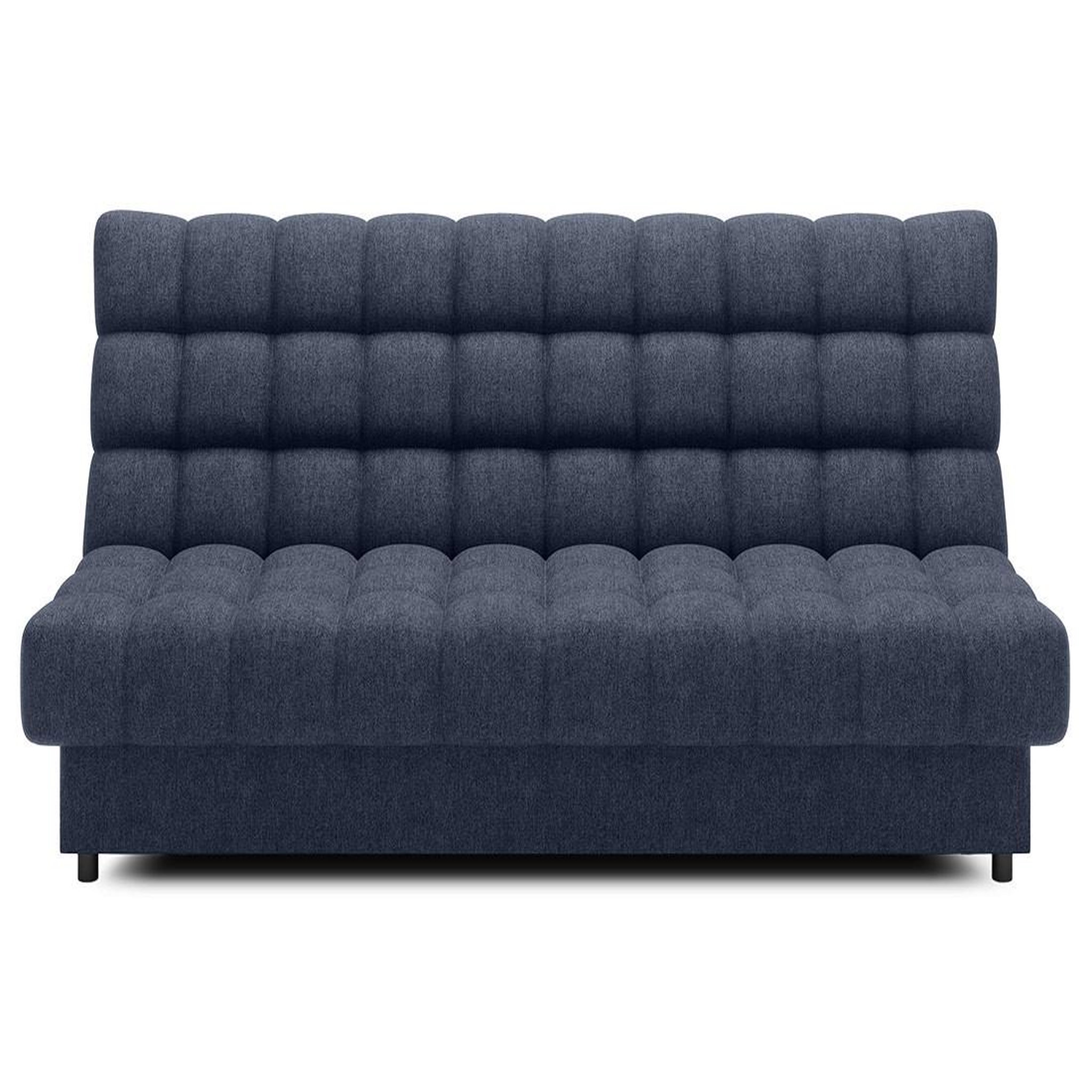 Voir la diapositive 6 : BEST MOBILIER Ezra - canapé convertible clic-clac 3 places avec coffre en tissu texturé