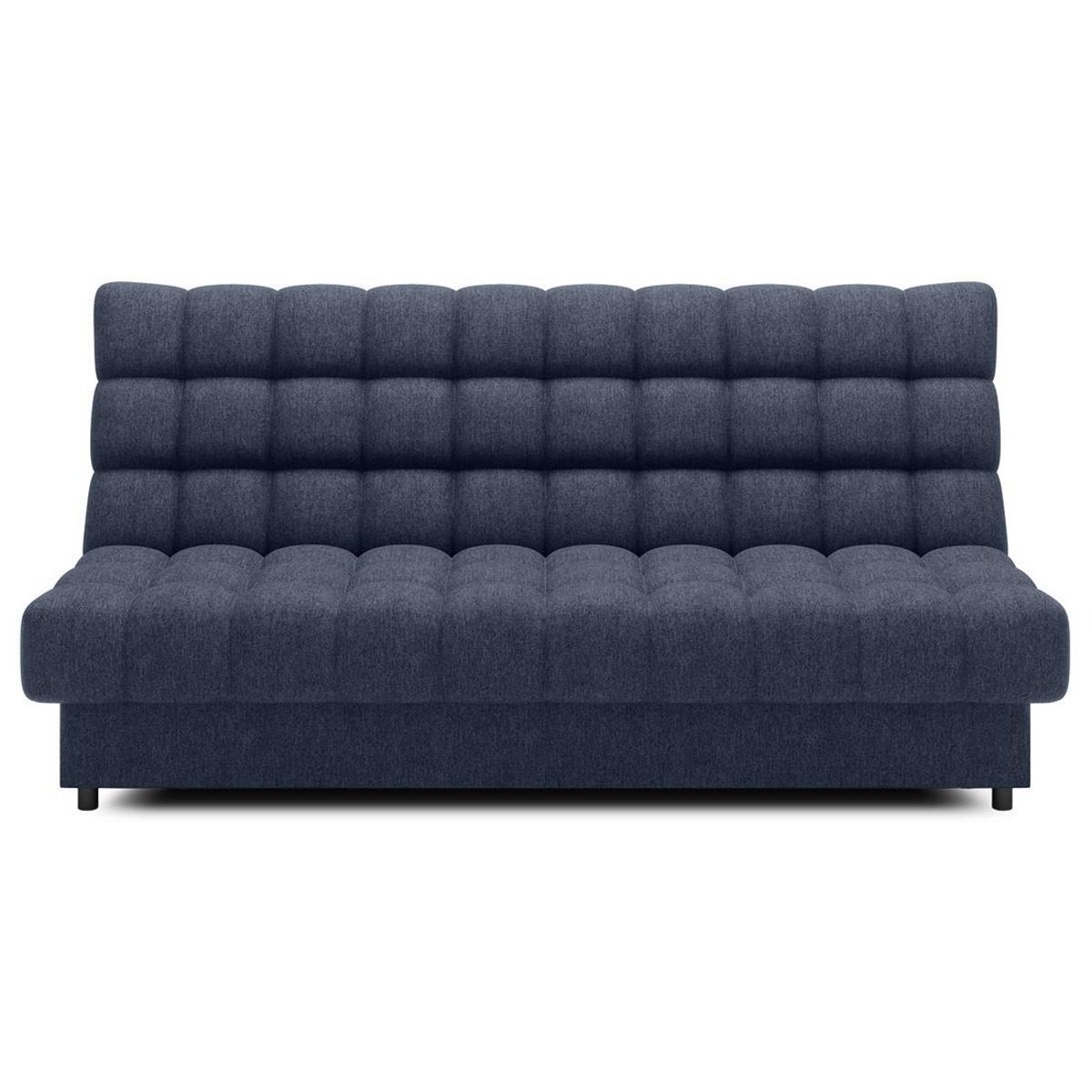 BEST MOBILIER Ezra - canapé convertible clic-clac 3 places avec coffre en tissu texturé