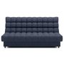 Voir la diapositive 6 : BEST MOBILIER Ezra - canapé convertible clic-clac 3 places avec coffre en tissu texturé
