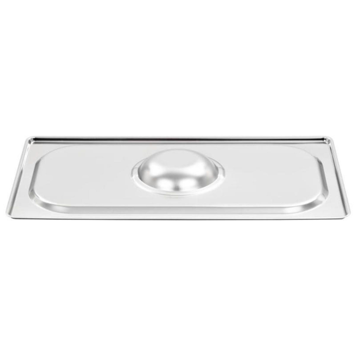 VIDAXL Couvercles de plateau 4 pcs GN 1 3 Acier inoxydable