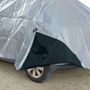 Voir la diapositive 4 :  Bâche multifonctions grise et noire 200 g/m2 Werkapro 6 x 6 m