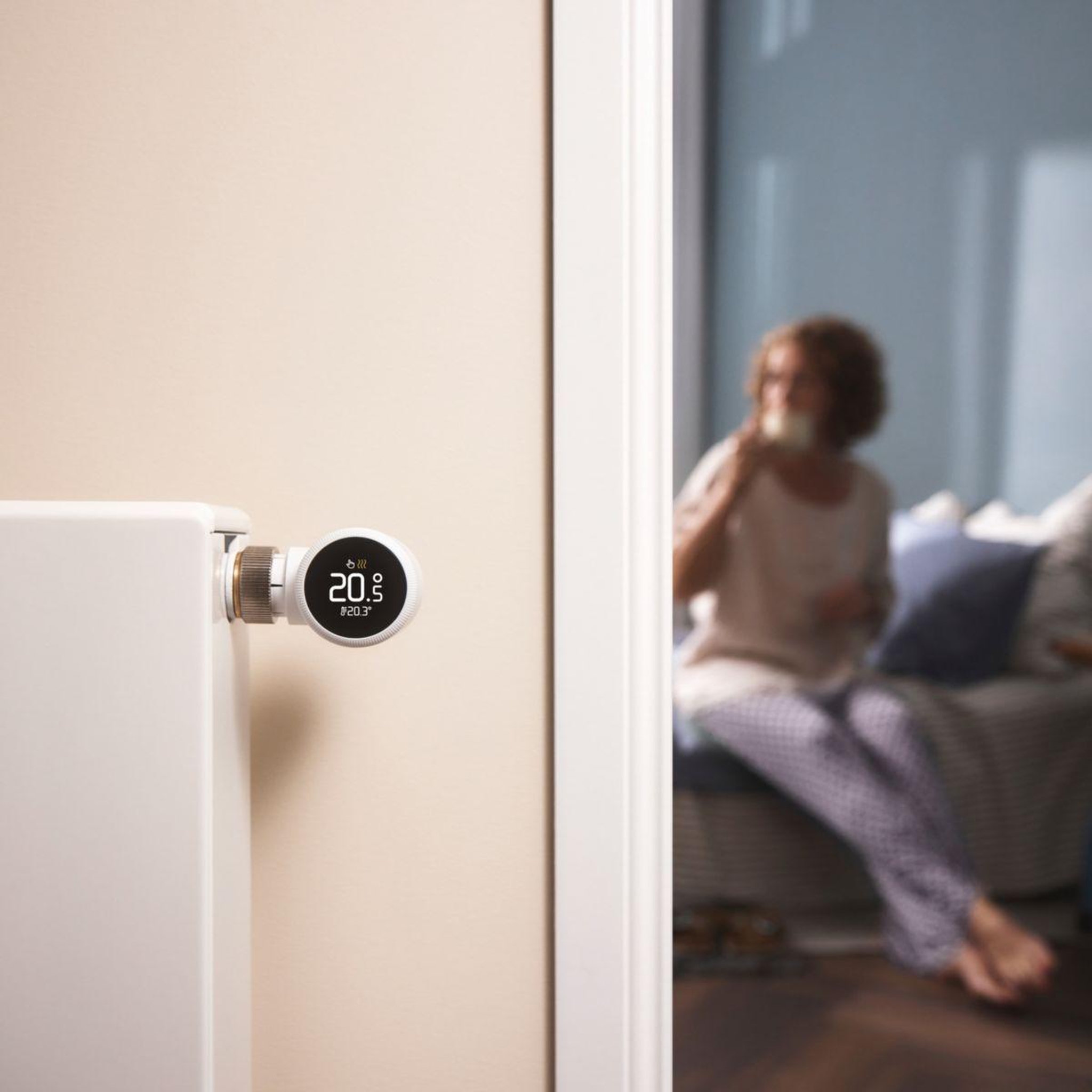 Voir la diapositive 2 : Tado Tête thermostatique connectée Quattro Pack X