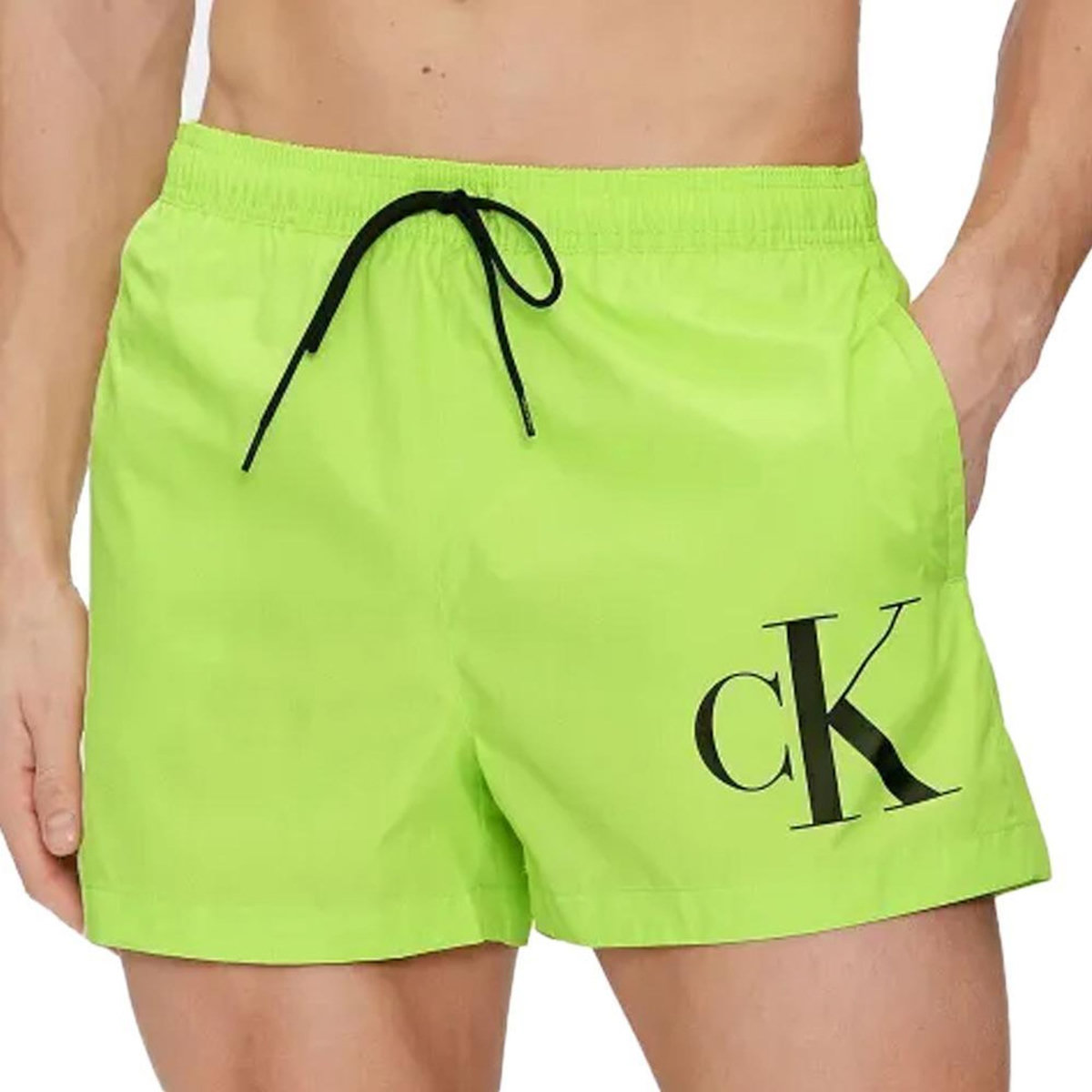 CALVIN KLEIN JEANS Short de bain Vert Homme Calvin Klein Jeans Drawstring