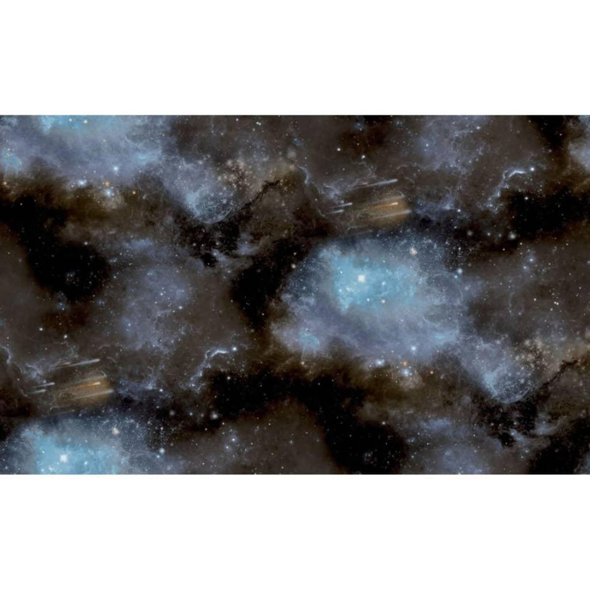 Noordwand Noordwand Papier peint Good Vibes Galaxy with Stars Bleu et noir