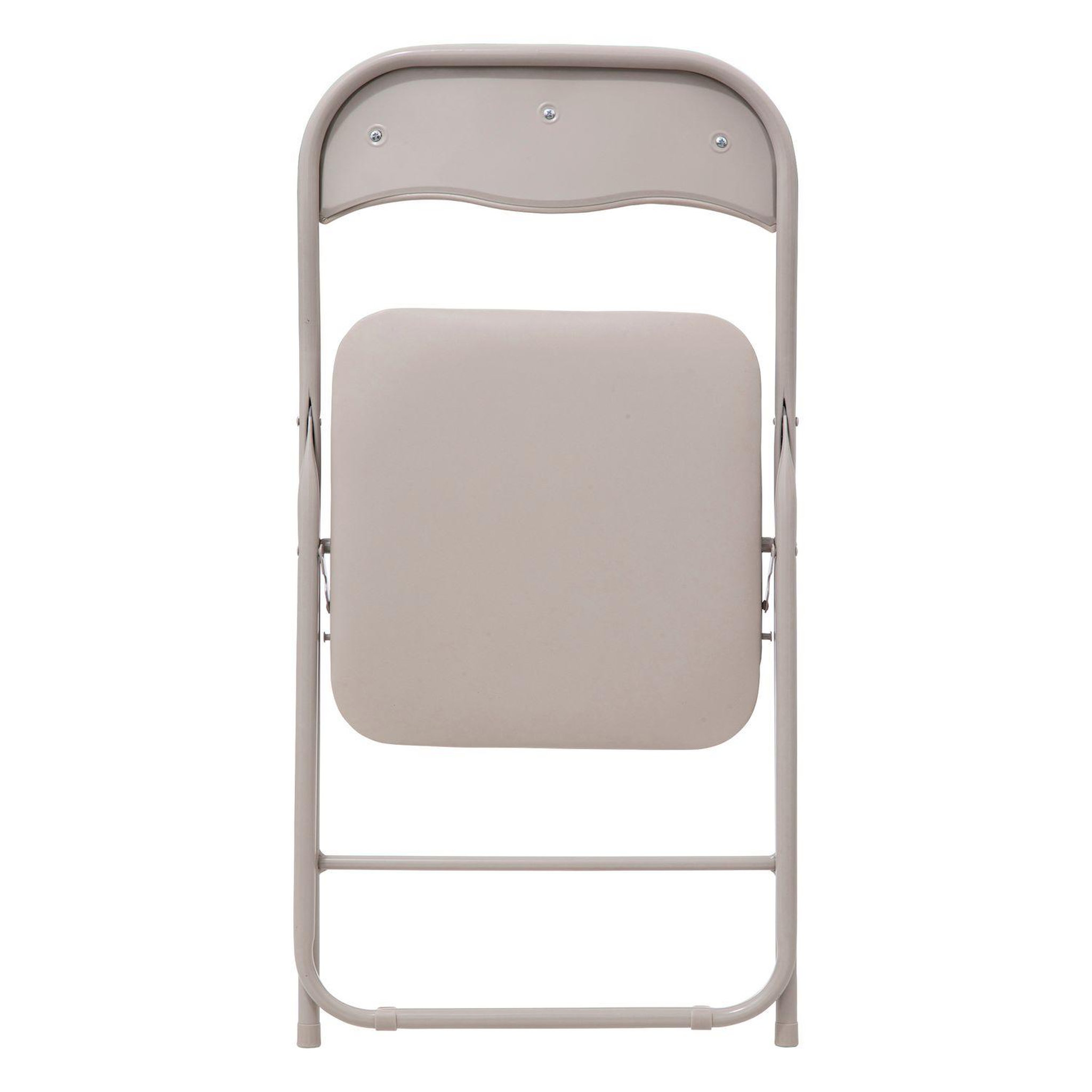 Voir la diapositive 2 : FIVE Chaise pliante en pvc - beige