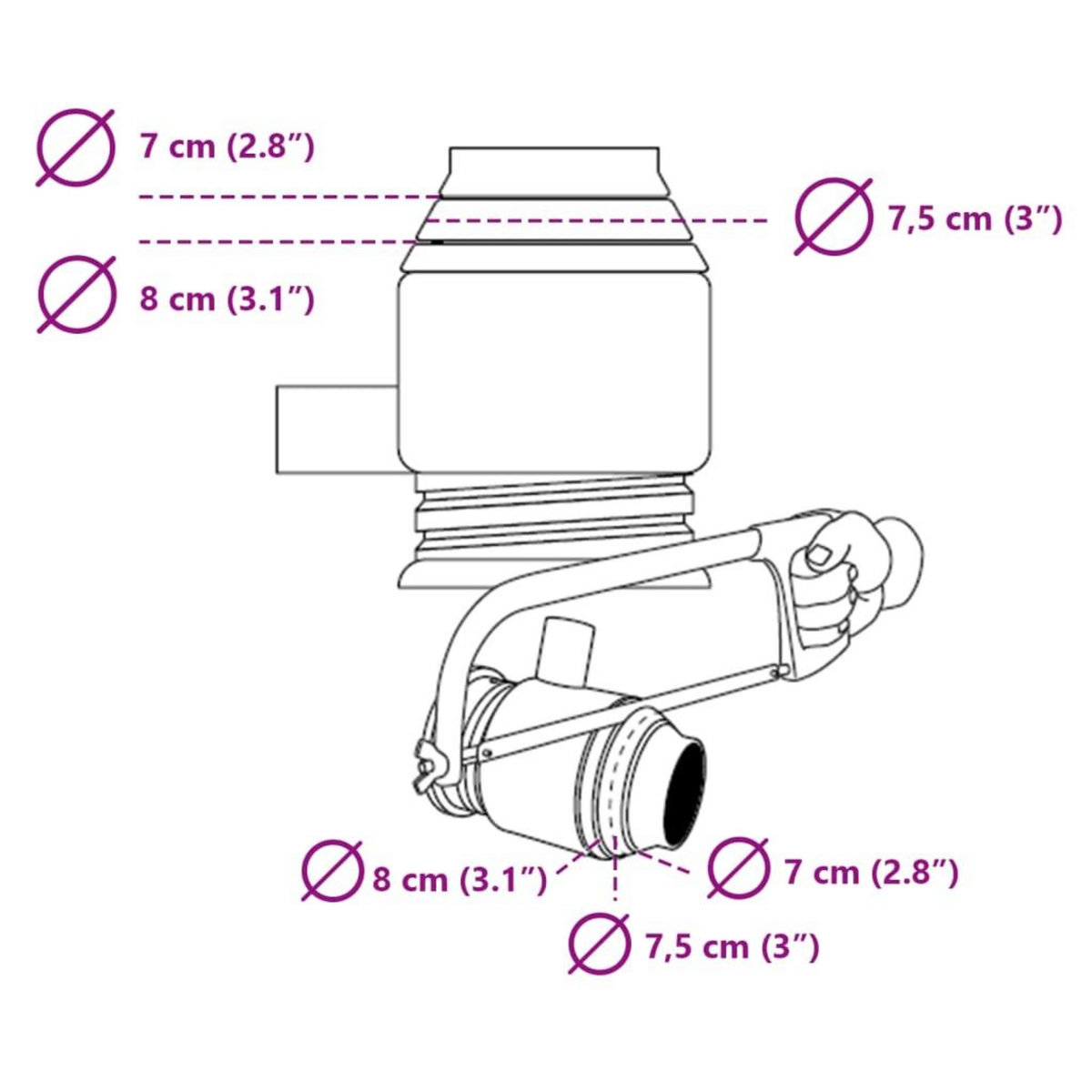 NATURE Nature Ensemble de connecteurs pour recuperateur d'eau de pluie