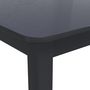 Voir la diapositive 5 : VIDAXL Table de salle a manger Noir 114x71x75 cm Bois d'hevea massif