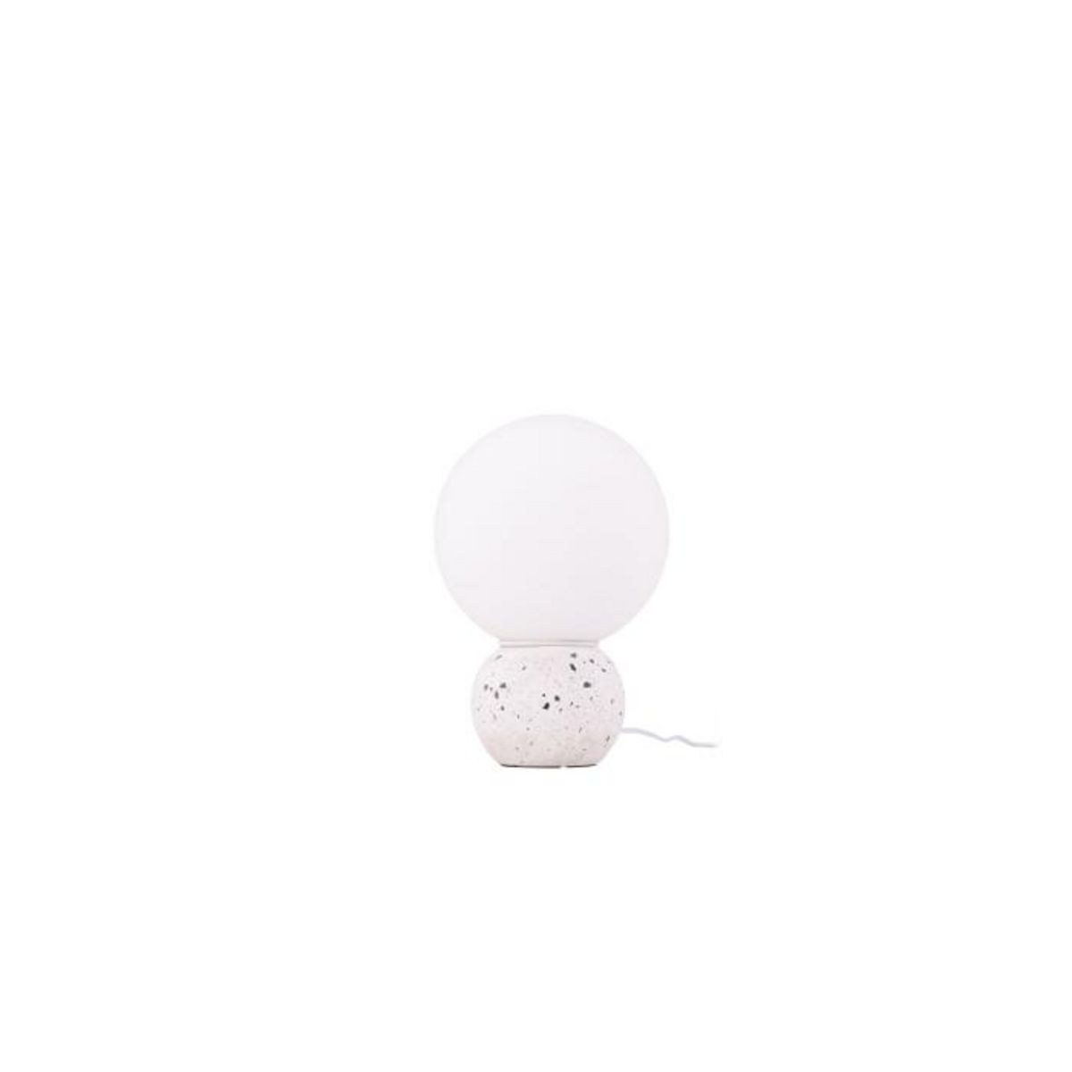 Paris Prix Lampe à Poser Déco  Metz  29cm Blanc