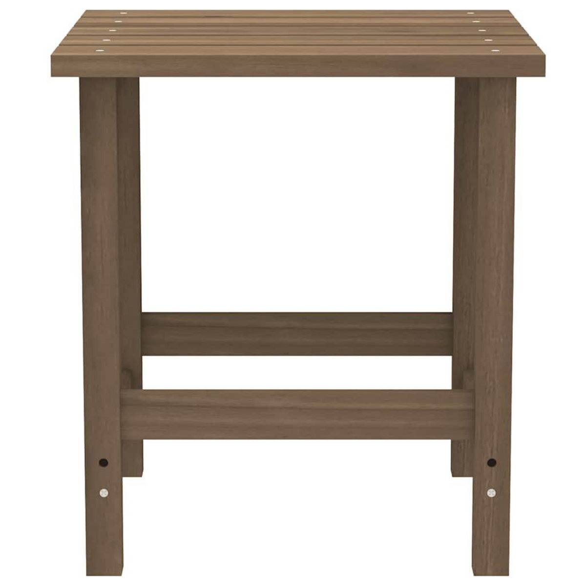 VIDAXL Chaise de jardin Adirondack avec table Bois de sapin Marron