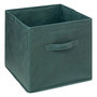 Voir la diapositive 1 :  Boîte de Rangement Carrée Velours  Mix N Modul  31x31cm Kaki