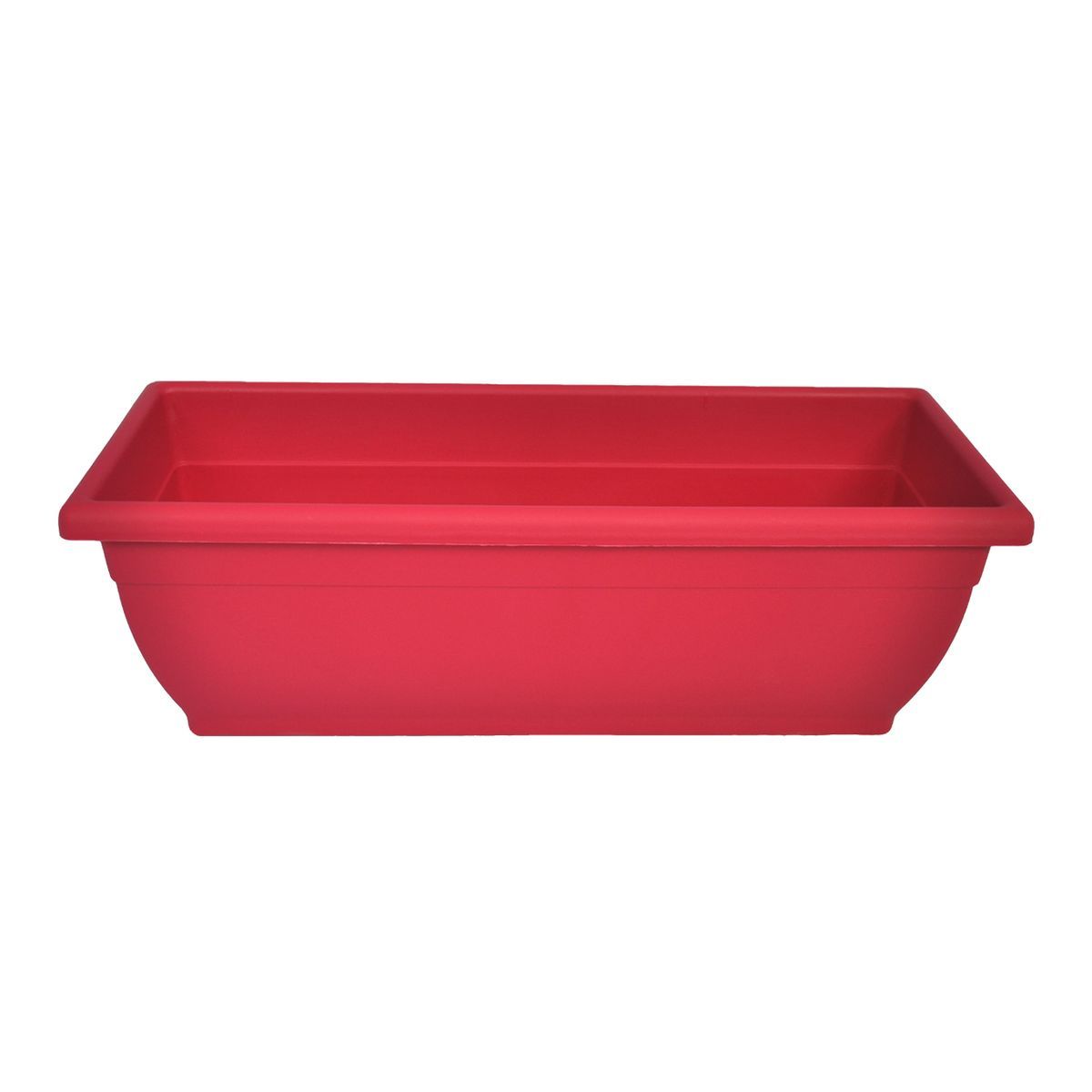 Telcom Jardinière plastique L60xH20 cm cerise