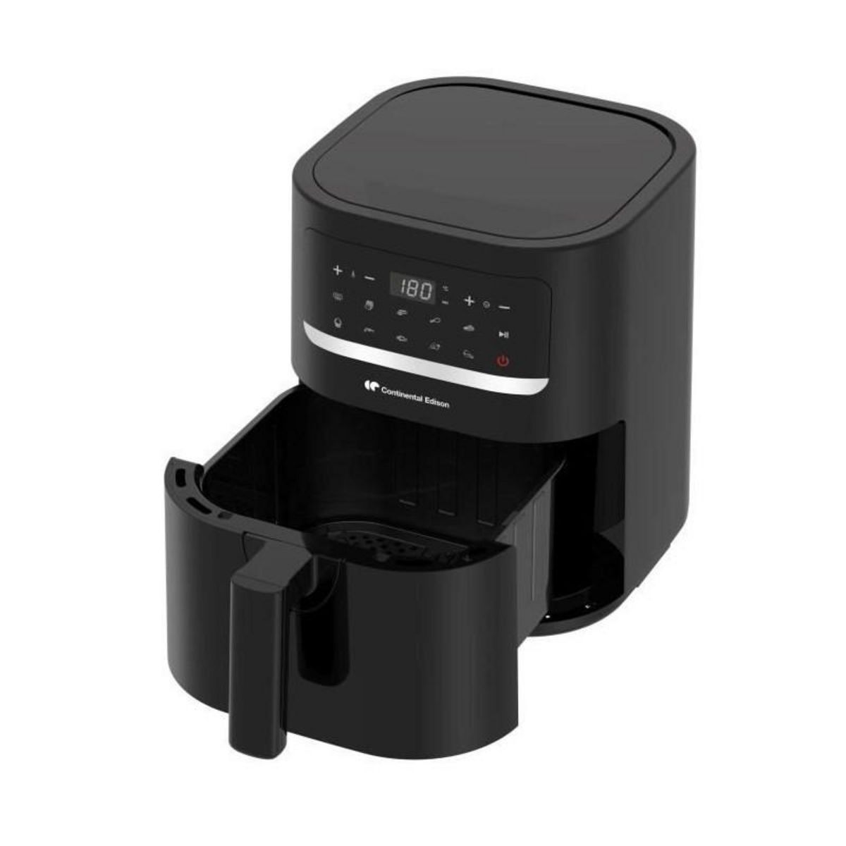 CONTINENTAL EDISON Friteuse a Air Sans huile CONTINENTAL EDISON - FRSH1400B - 4,5 L - Noir - 1400W
