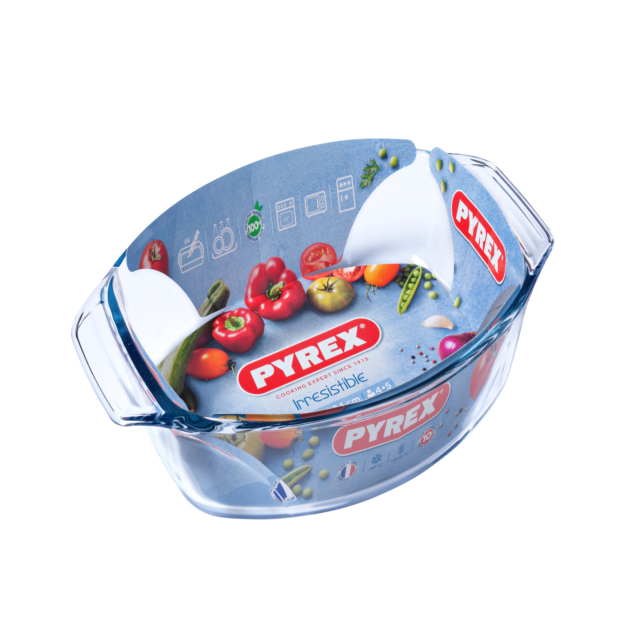 Voir la diapositive 1 : PYREX Plat à four ovale en verre 35 x 24 cm IRRESISTIBLE