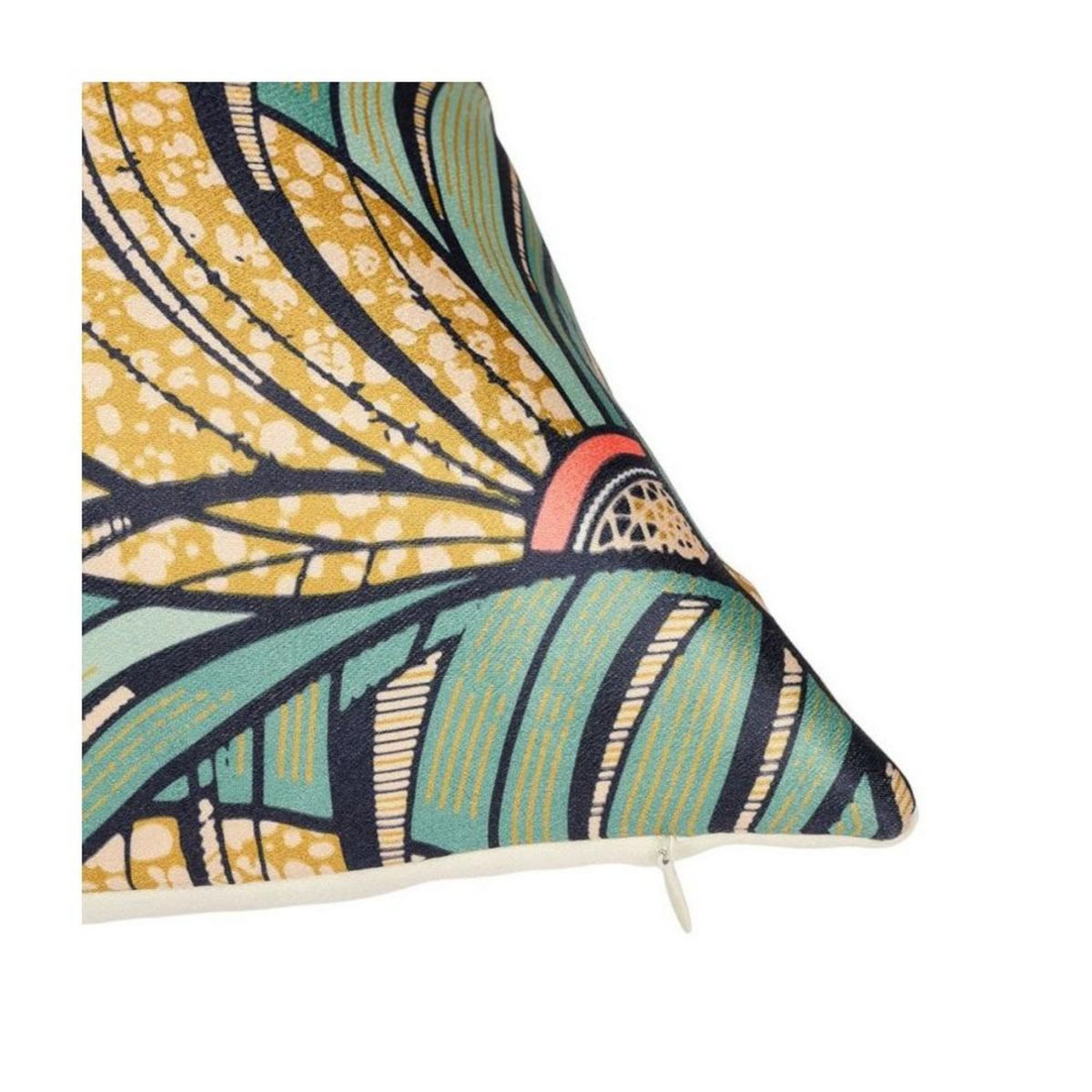 OSTARIA Housse de coussin 40x40 cm verte