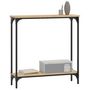 Voir la diapositive 3 : VIDAXL Table console chêne sonoma 75x22,5x75 cm bois d ingénierie