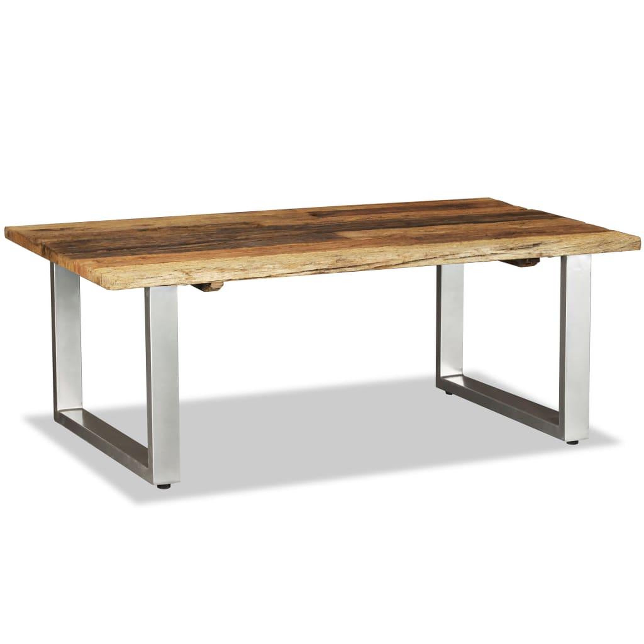 Voir la diapositive 4 : VIDAXL Table basse bois de recuperation massif 100x60x38 cm