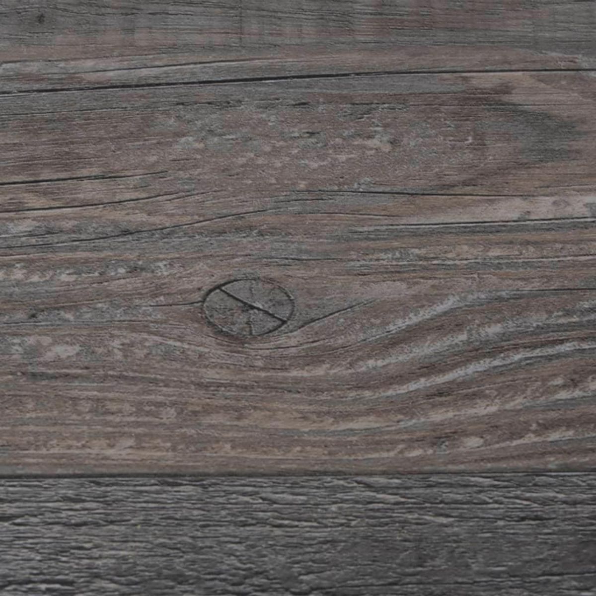 VIDAXL Dalles de plancher PVC 5,02 m^2 2 mm autoadhesif bois industriel