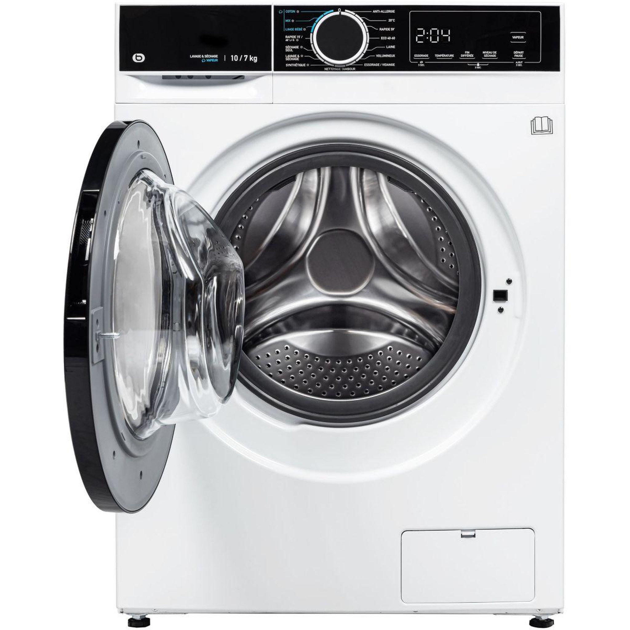 Voir la diapositive 2 : ESSENTIEL B Lave linge séchant hublot els107-1b