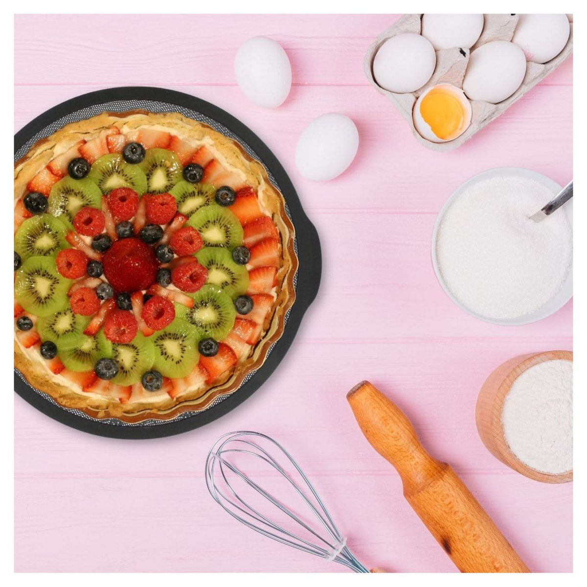  MOULE A TARTE SILICONE 30 CM SILICONE FIBRE DE VERRE