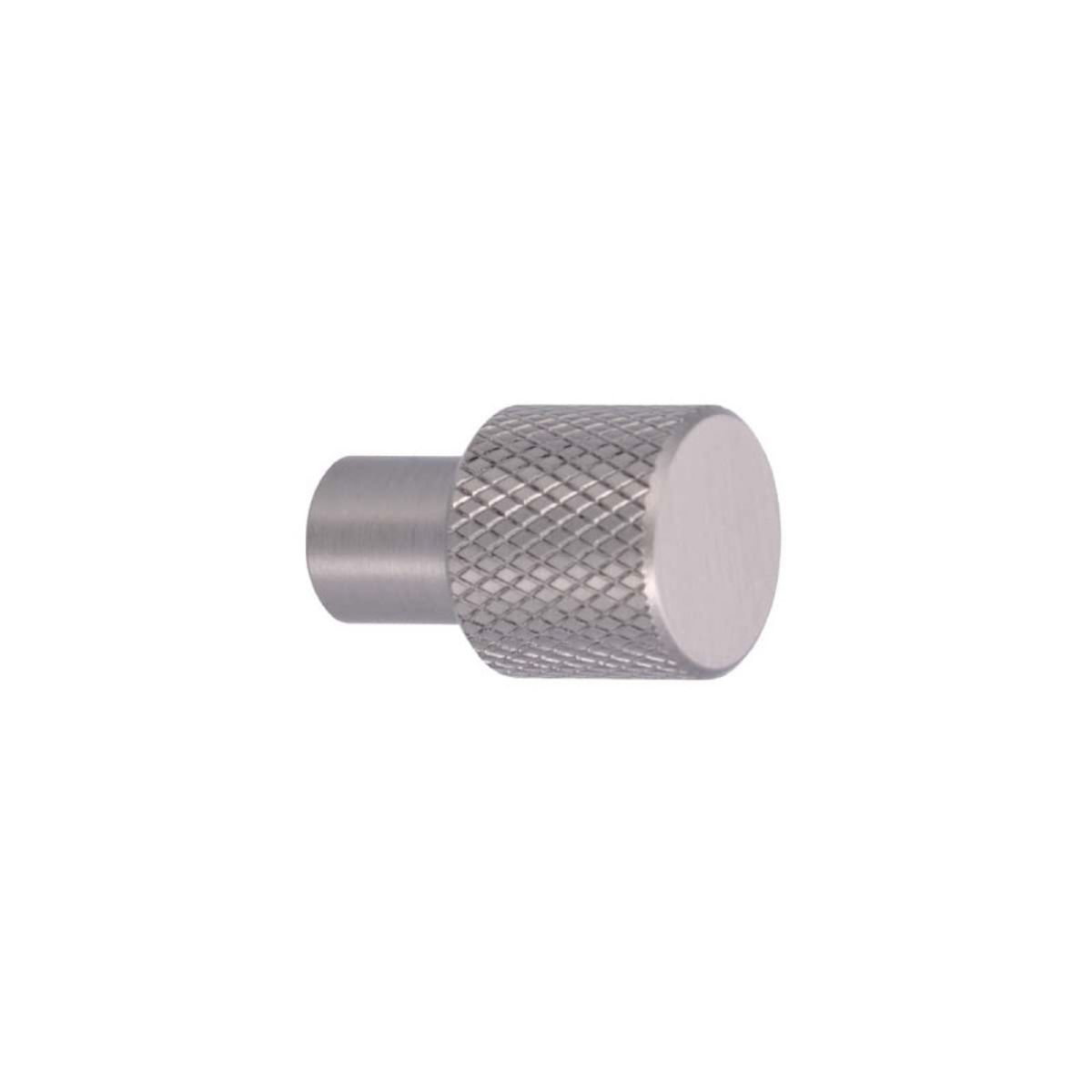  Bouton pour meuble SIRO Aluminium - 16 mm - Inox mat
