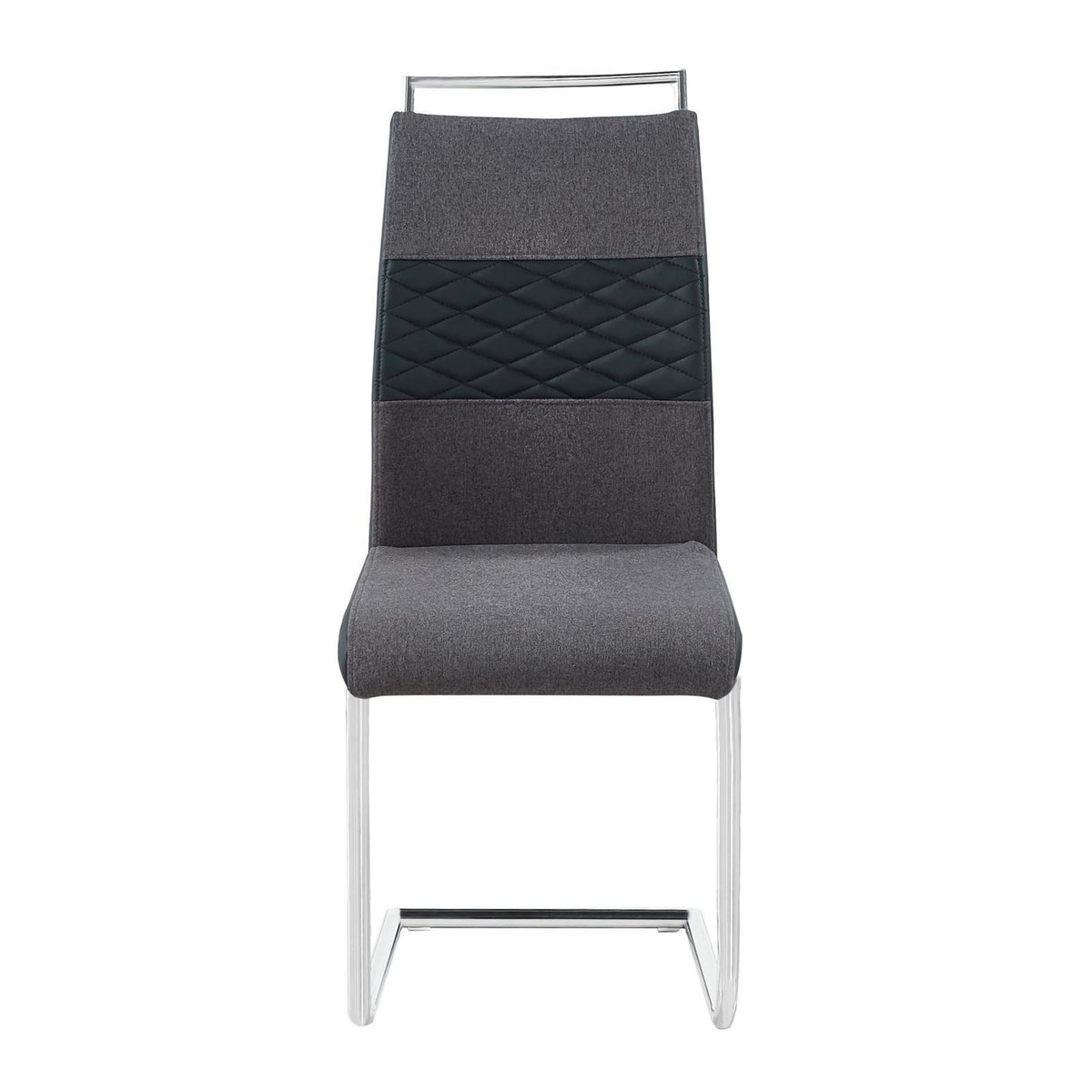 IDIMEX Lot de 4 chaises ERZA, en tissu