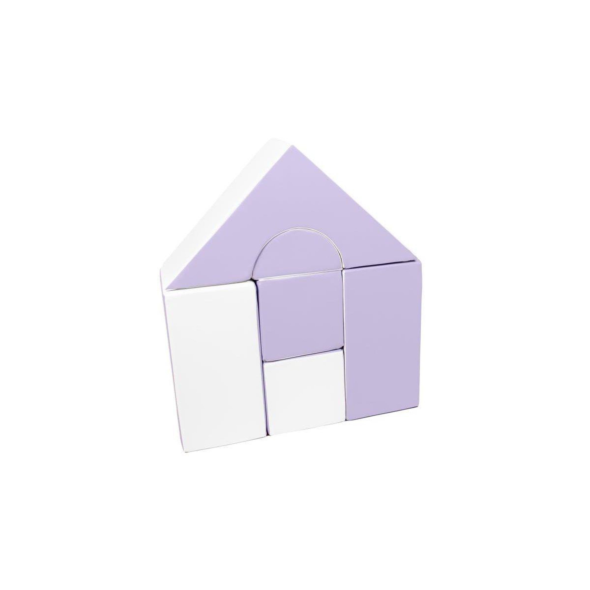 Voir la diapositive 3 : VELINDA Petit château - lot de 11 blocs mousse lilas