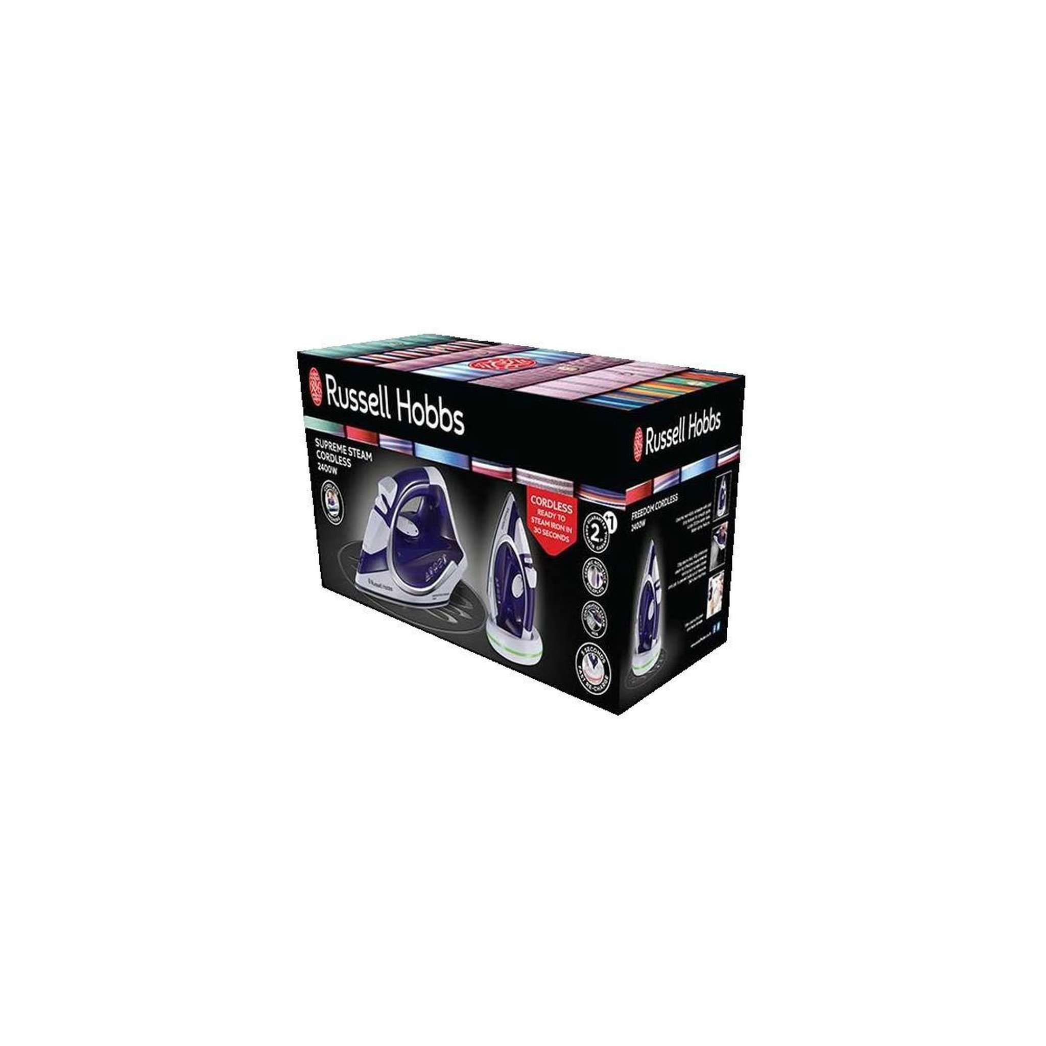 Voir la diapositive 2 : Russell Hobbs Fer à repasser Russell Hobbs 23300-56 sans fil 2400 W