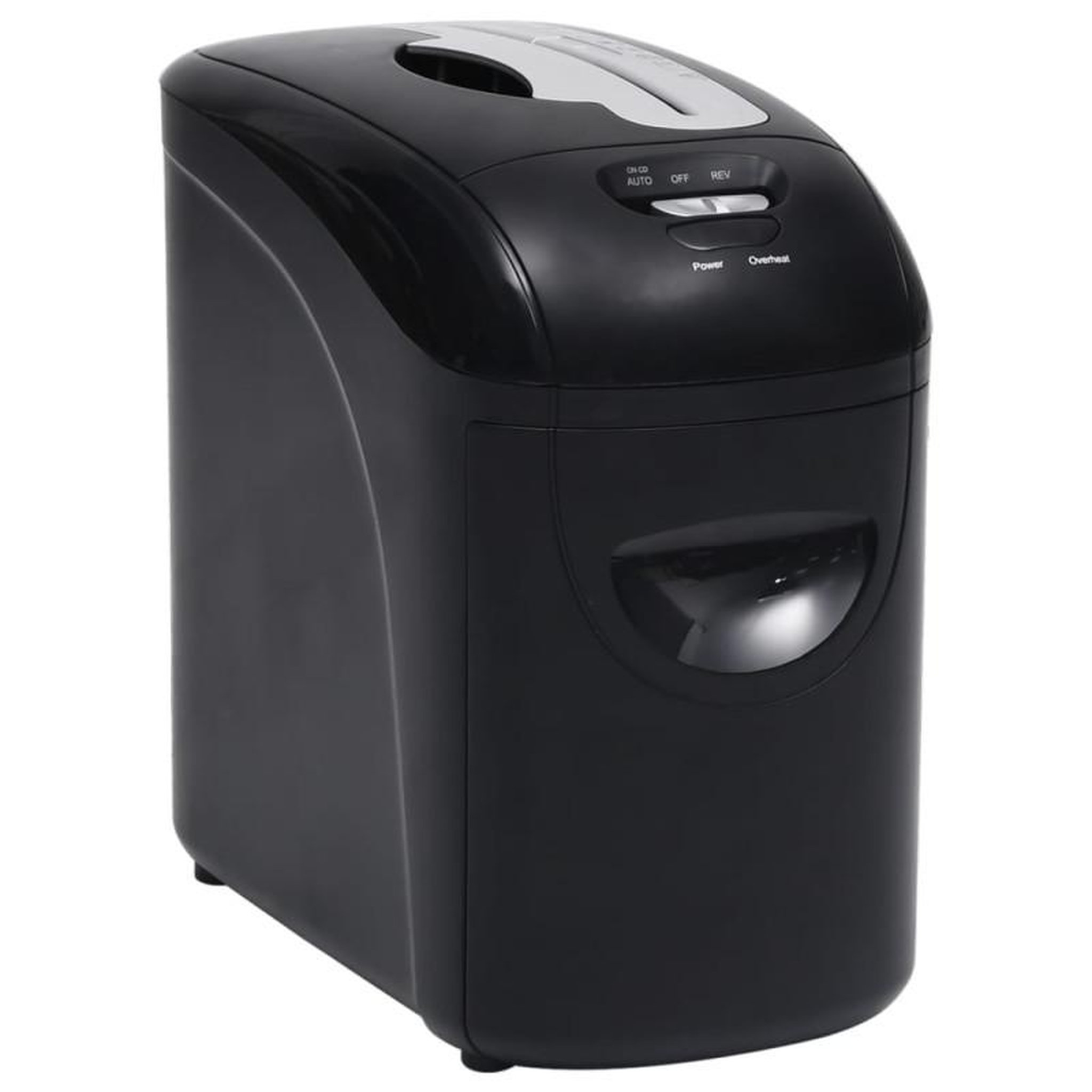 VIDAXL Déchiqueteuse de papier 10 feuilles à micro coupe Noir