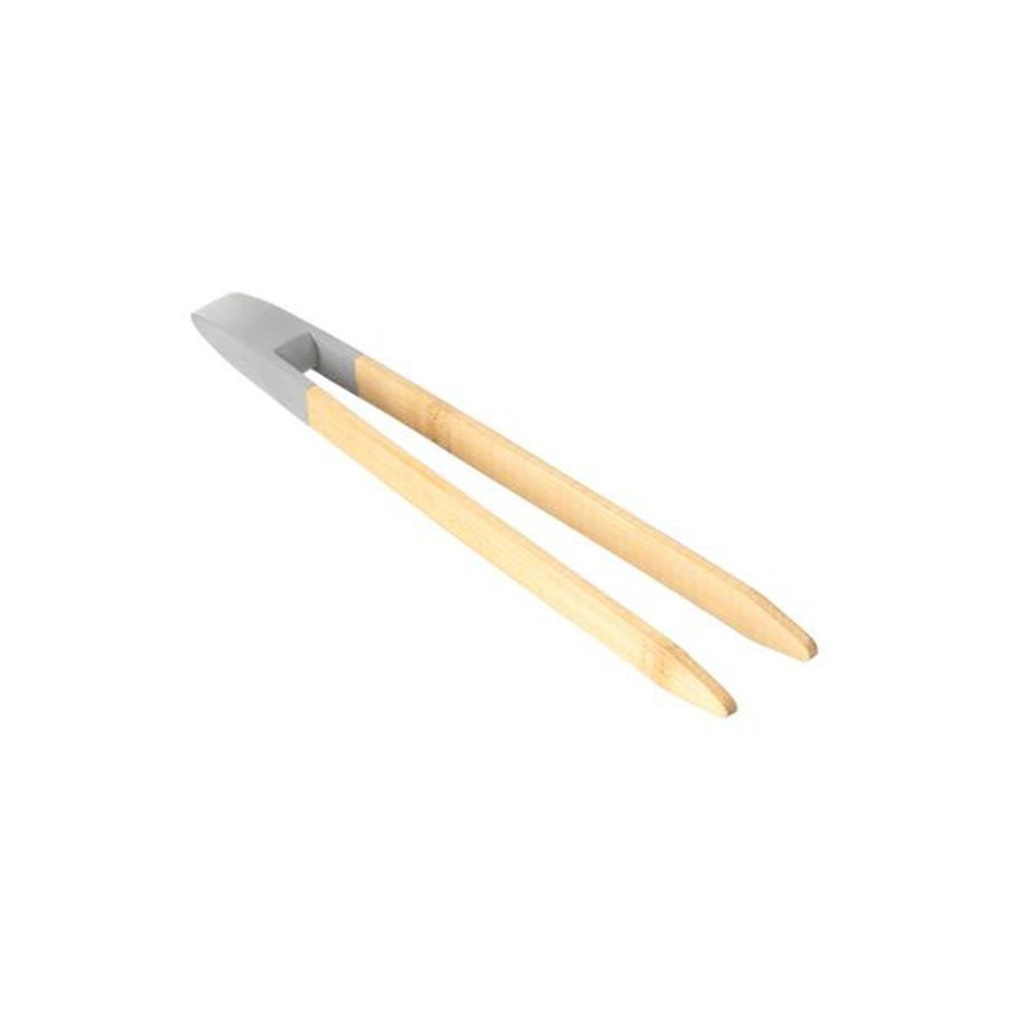 FIVE Pince à toast en bambou  osa  24cm naturel & gris