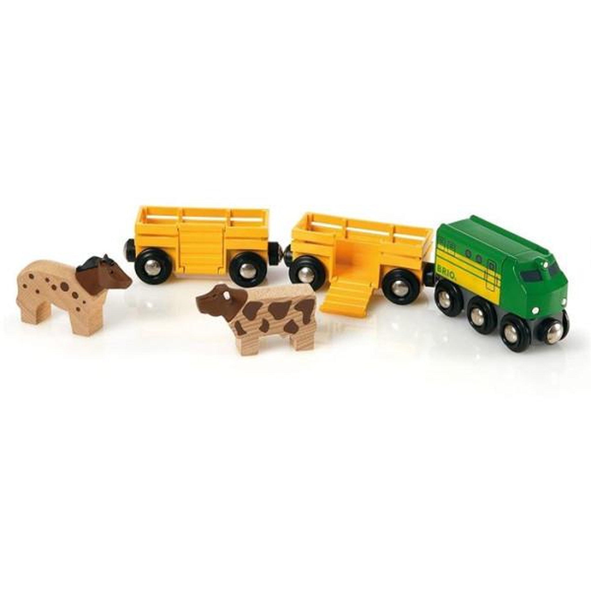 Voir la diapositive 2 : Brio Train des animaux de la ferme - brio - circuit en bois - ravensburger - mixte des 3 ans