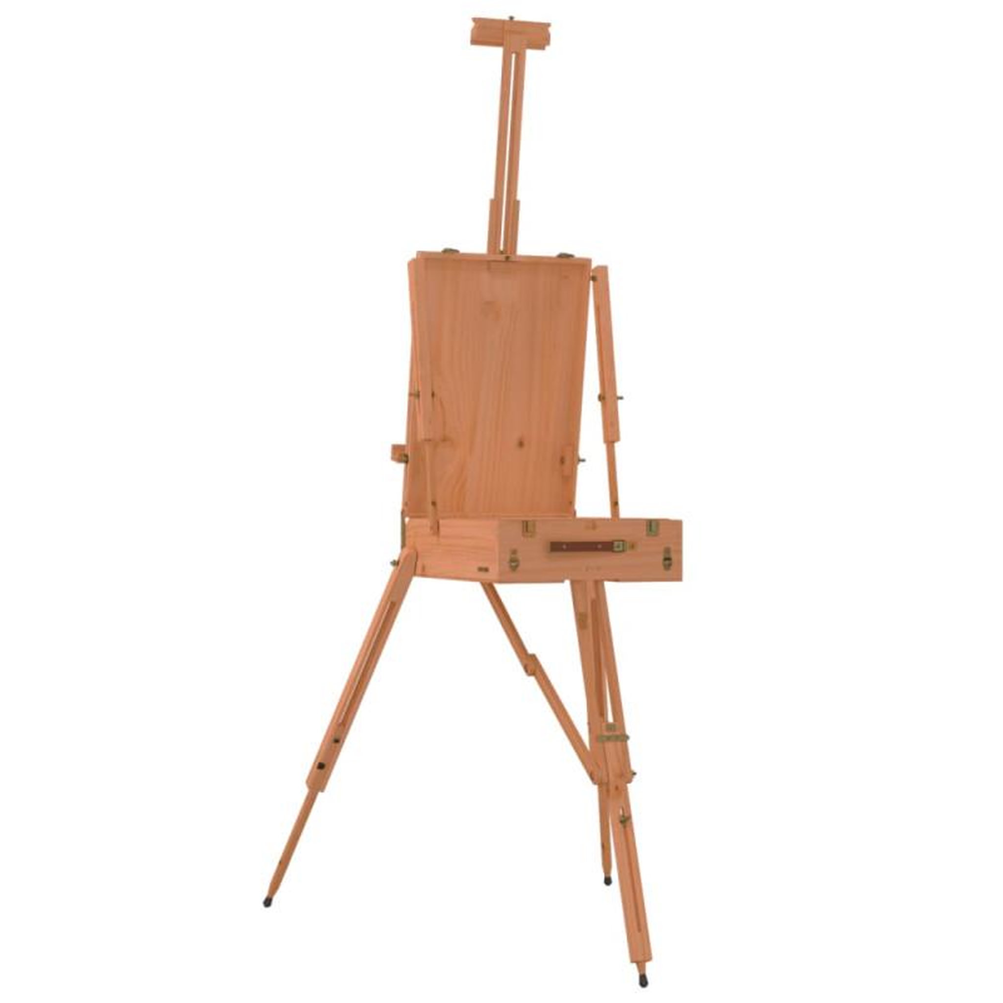 Voir la diapositive 6 : VIDAXL Chevalet 81x121x173 cm bois de hêtre massif