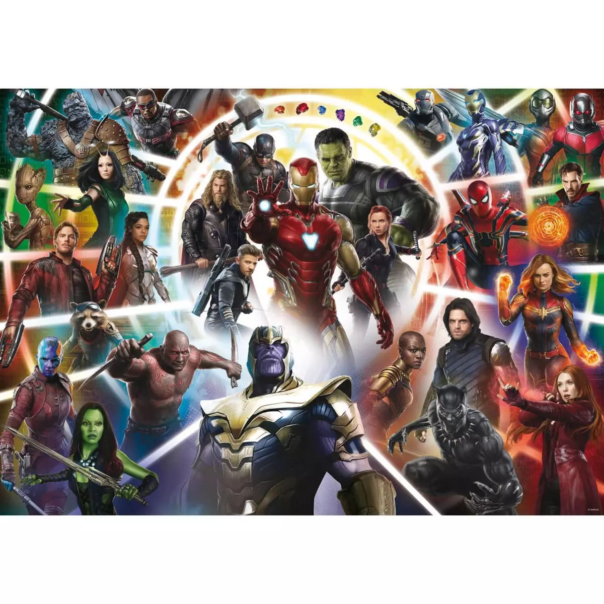 Trefl Puzzle 1000 pièces : Avengers End Game, les Héros Marvel