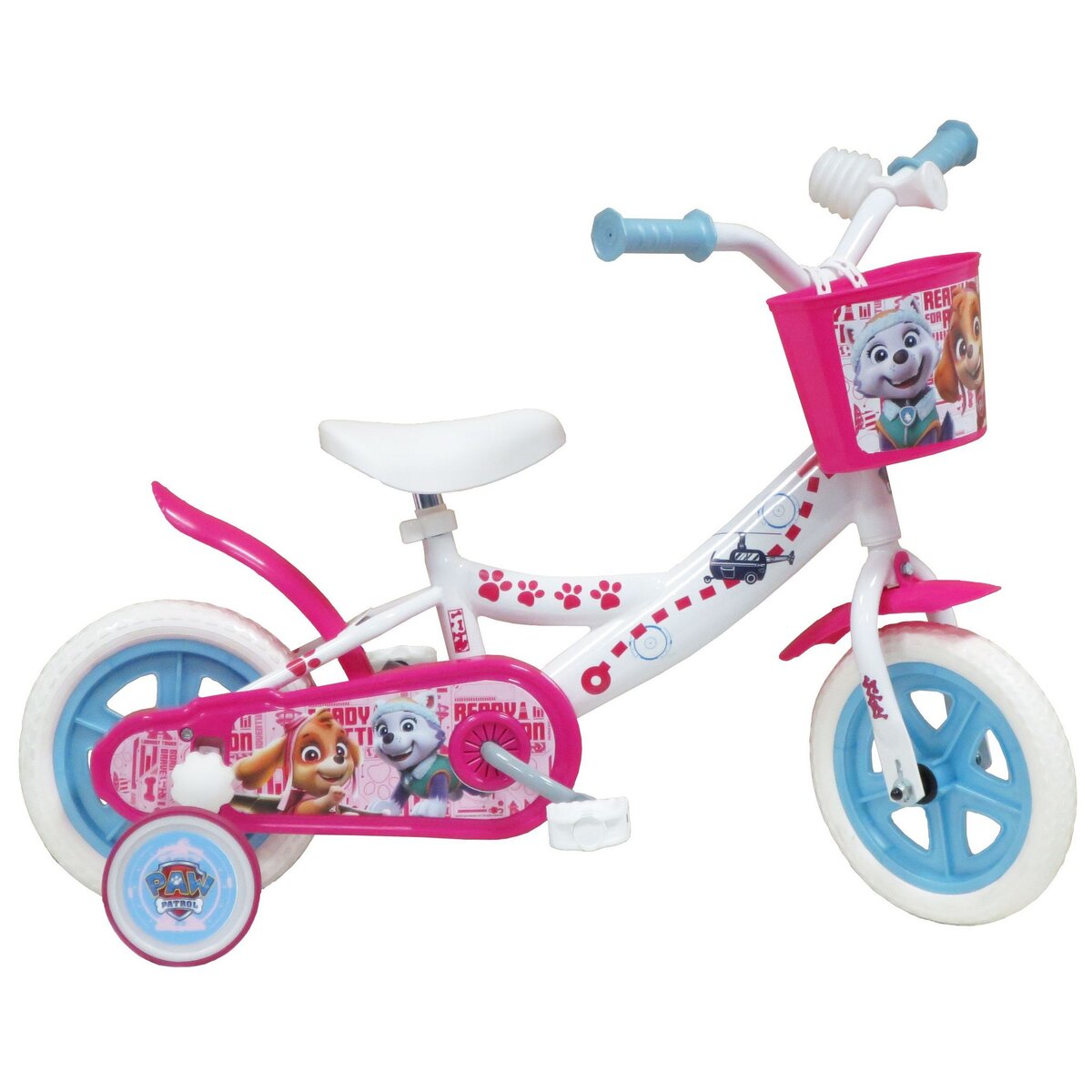 Nickelodeon Vélo 10  Fille Licence  Stella Pat patrouille  pour enfant de 2 à 3 ans avec stabilisateurs à molettes