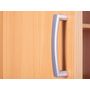 Voir la diapositive 5 : Armoire de rangement multifonctions 2 portes L70cm VISCONTI