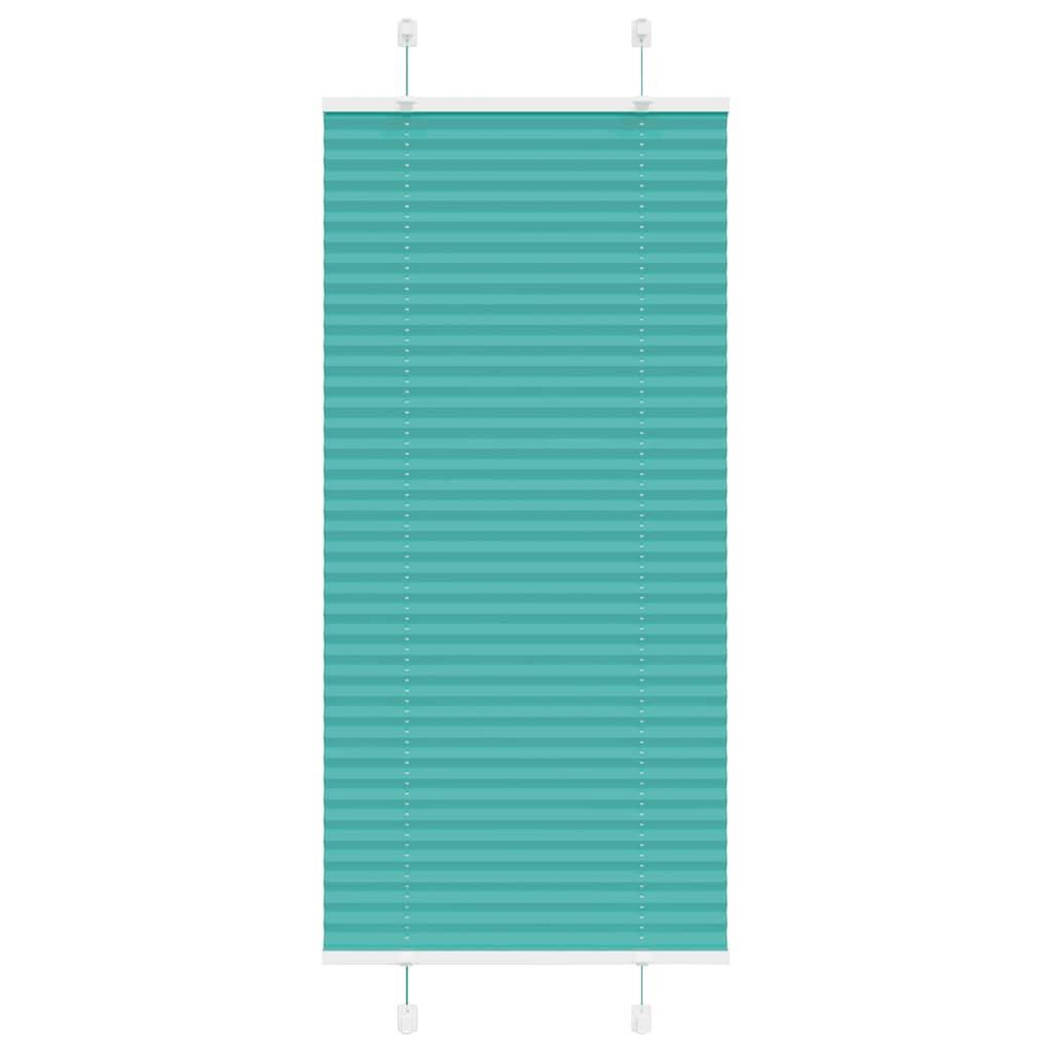 VIDAXL Store plisse vert petrole 65x150 cm largeur du tissu 64,4 cm