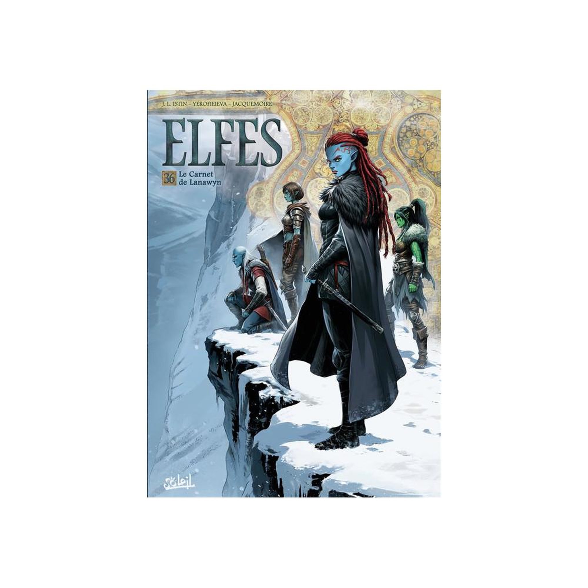 BD Elfes T36 Le carnet de Lanawyn Les terres d'Arran