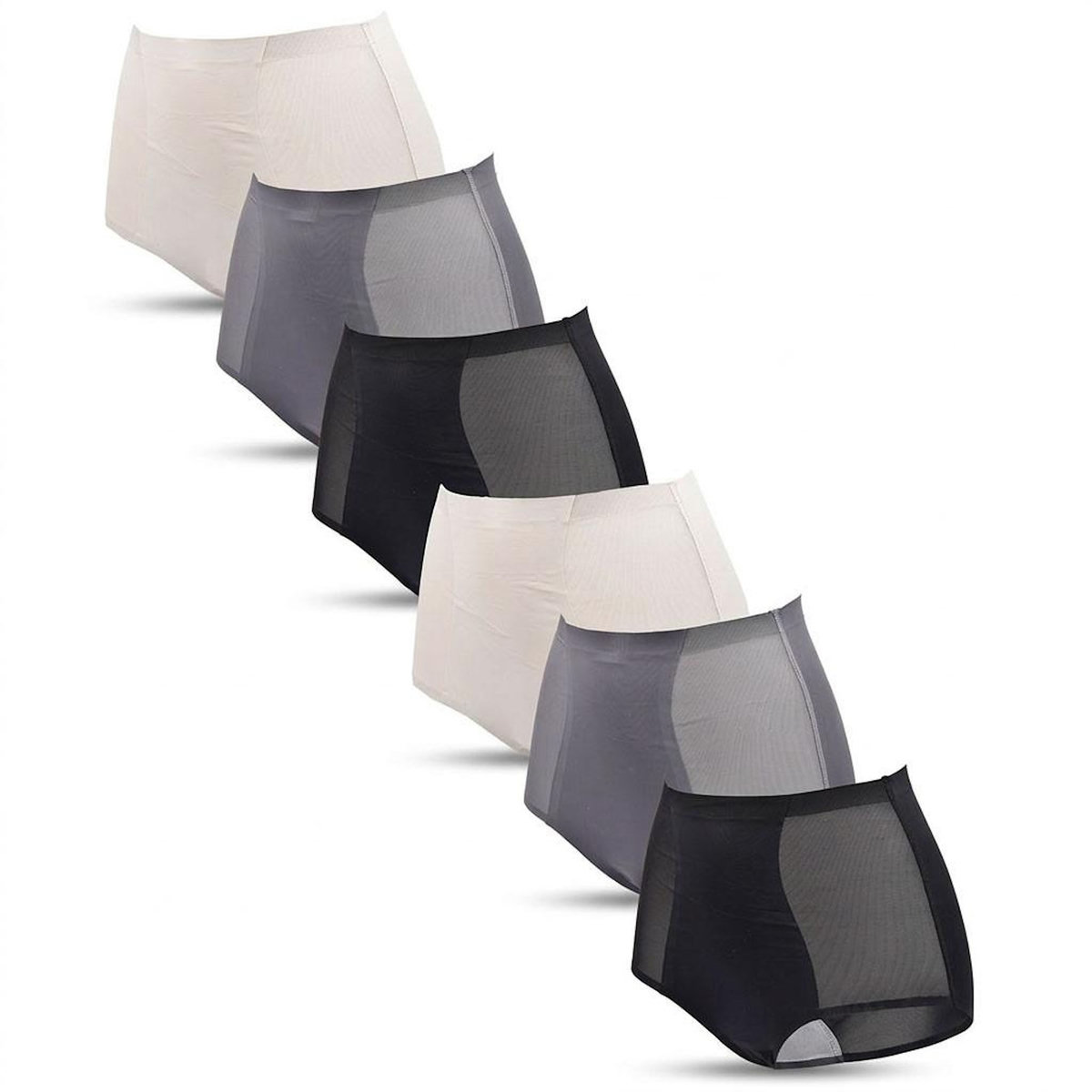 OZABI OZABI Pack de Culottes Femme Gainantes Invisibles Dentelle et Laser – Lot de 6