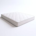THE WHITE STONE Matelas 80x190 à Ressorts Ensachés et Mémoire de Forme | Hauteur 25 cm | Ergonomique, Ignifuge, Anallergique | Fabriqué en Italie. Coloris disponibles : Blanc