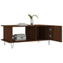 Voir la diapositive 4 : VIDAXL Table basse chene marron 90x50x40 cm bois d'ingenierie