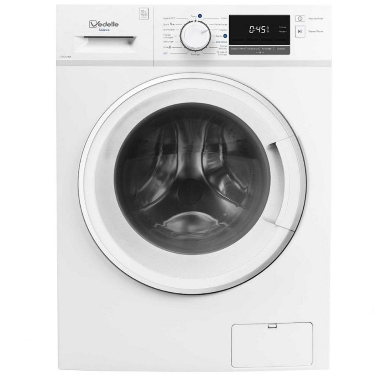 Vedette Lave-linge hublot 10kg 1500 tours/min - lfvq104w