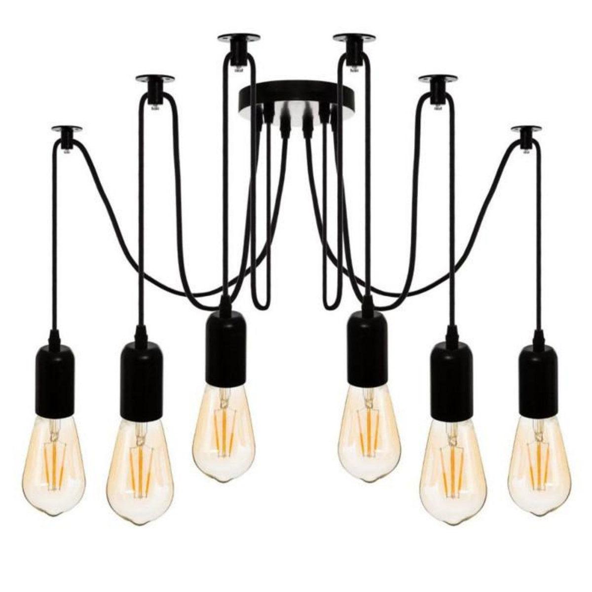 ATMOSPHERA Suspension Design en Métal  Udell  15cm Noir