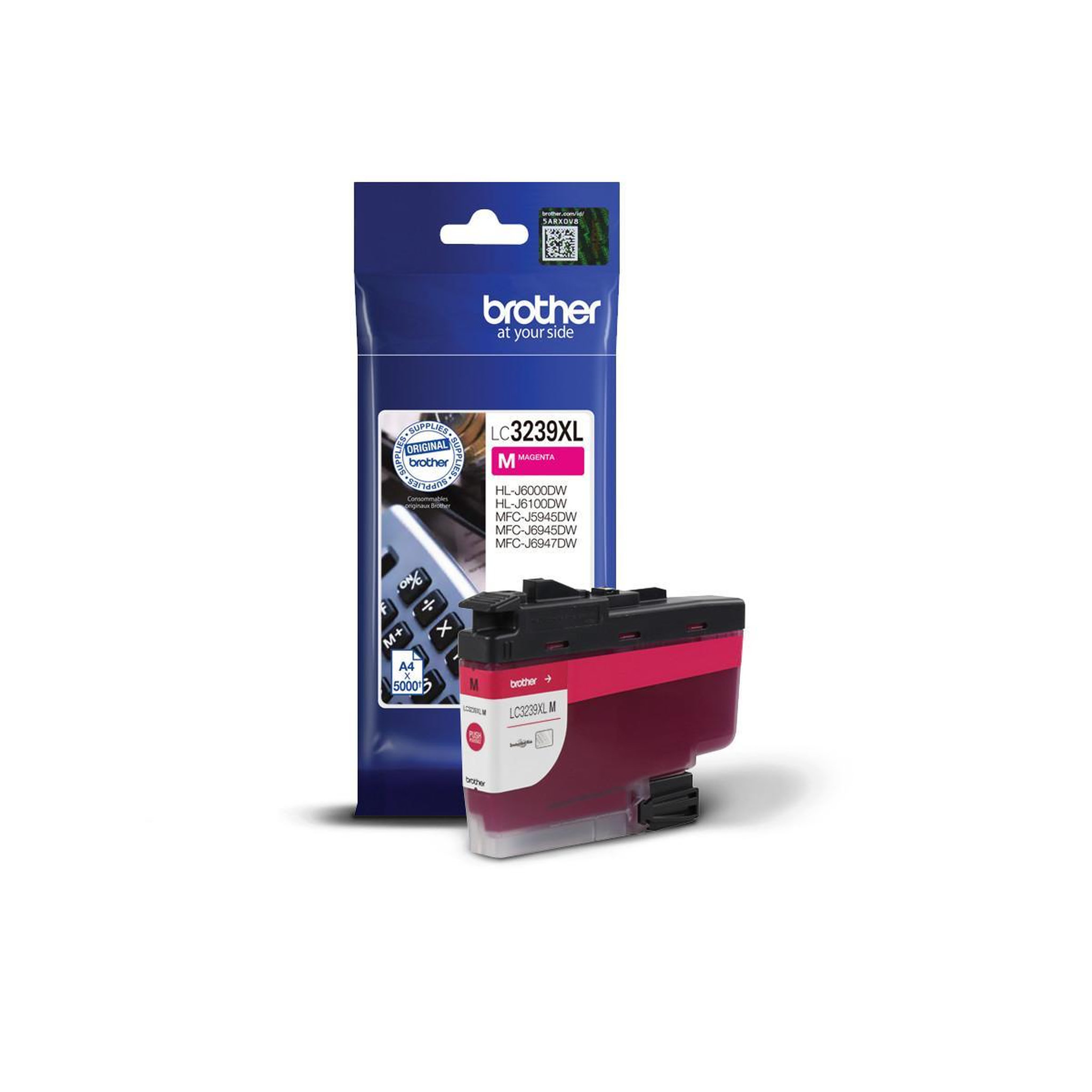 Voir la diapositive 3 : Brother Cartouche d'encre Originale Brother LC3239XLM Magenta
