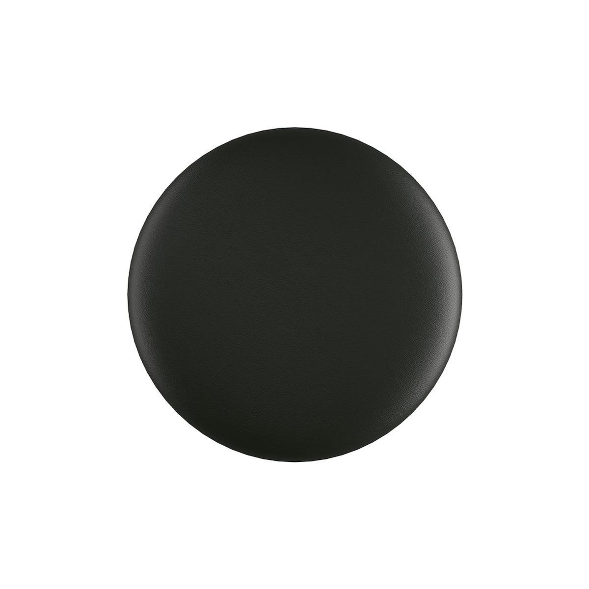 Rendez vous déco Lot de 2 tabourets pour îlot central 66 cm en cuir synthétique noir-Vahina