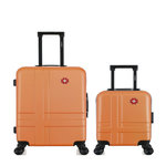 SWISS KOPPER SWISS KOPPER - LOT DE 2 - Valises weekend et cabine XXS USTER. Coloris disponibles : Beige, Rose, Vert, Orange, Gris, Noir, Bleu